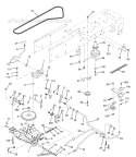 Page C Diagram and Parts List for WE1538B  Weed Eater Lawn Tractor